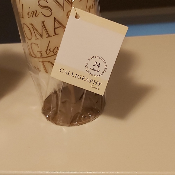 Brand new set of Radiance Decor Calligraphy Candles - Picture 2 of 3